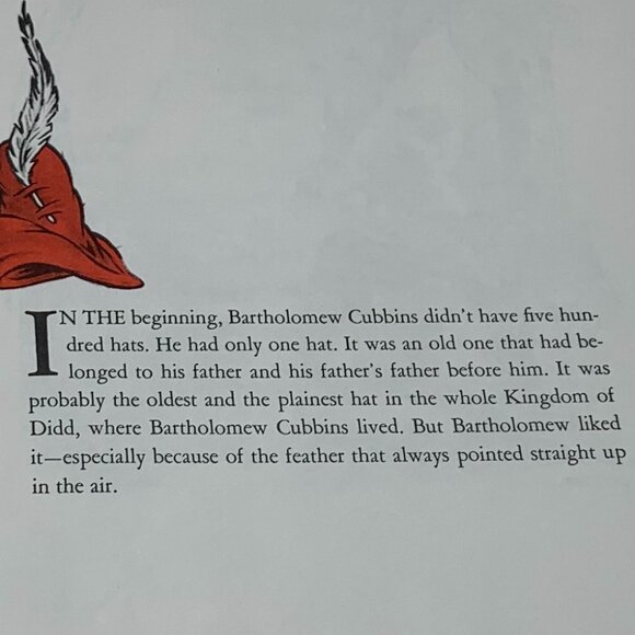 The 500 Hats Of Bartholomew Cubbins book vintage c - Picture 8 of 15